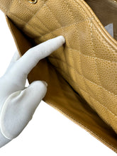 Load image into Gallery viewer, CHANEL GRAND SHOPPING BEIGE TOTE IN CAVIAR LEATHER IN GOLD HARDWARE