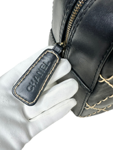 Load image into Gallery viewer, Chanel Wild Stitch Bowler Boston Handbag in Calf Leather