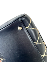 Load image into Gallery viewer, Chanel Wild Stitch Bowler Boston Handbag in Calf Leather