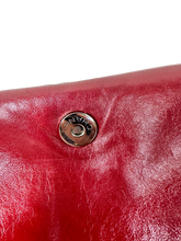 Load image into Gallery viewer, CHANEL TIMELESS MEDIUM SINGLE FLAP GLAZED LAMBSKIN ROUGE RED/WINE RED LEATHER