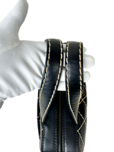 Load image into Gallery viewer, Chanel Wild Stitch Bowler Boston Handbag in Calf Leather