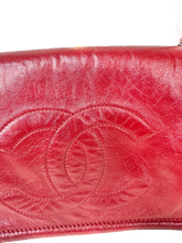 Load image into Gallery viewer, CHANEL TIMELESS MEDIUM SINGLE FLAP GLAZED LAMBSKIN ROUGE RED/WINE RED LEATHER