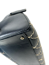 Load image into Gallery viewer, Chanel Wild Stitch Bowler Boston Handbag in Calf Leather