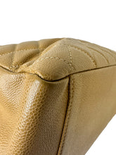 Load image into Gallery viewer, CHANEL GRAND SHOPPING BEIGE TOTE IN CAVIAR LEATHER IN GOLD HARDWARE