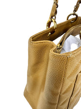 Load image into Gallery viewer, CHANEL GRAND SHOPPING BEIGE TOTE IN CAVIAR LEATHER IN GOLD HARDWARE