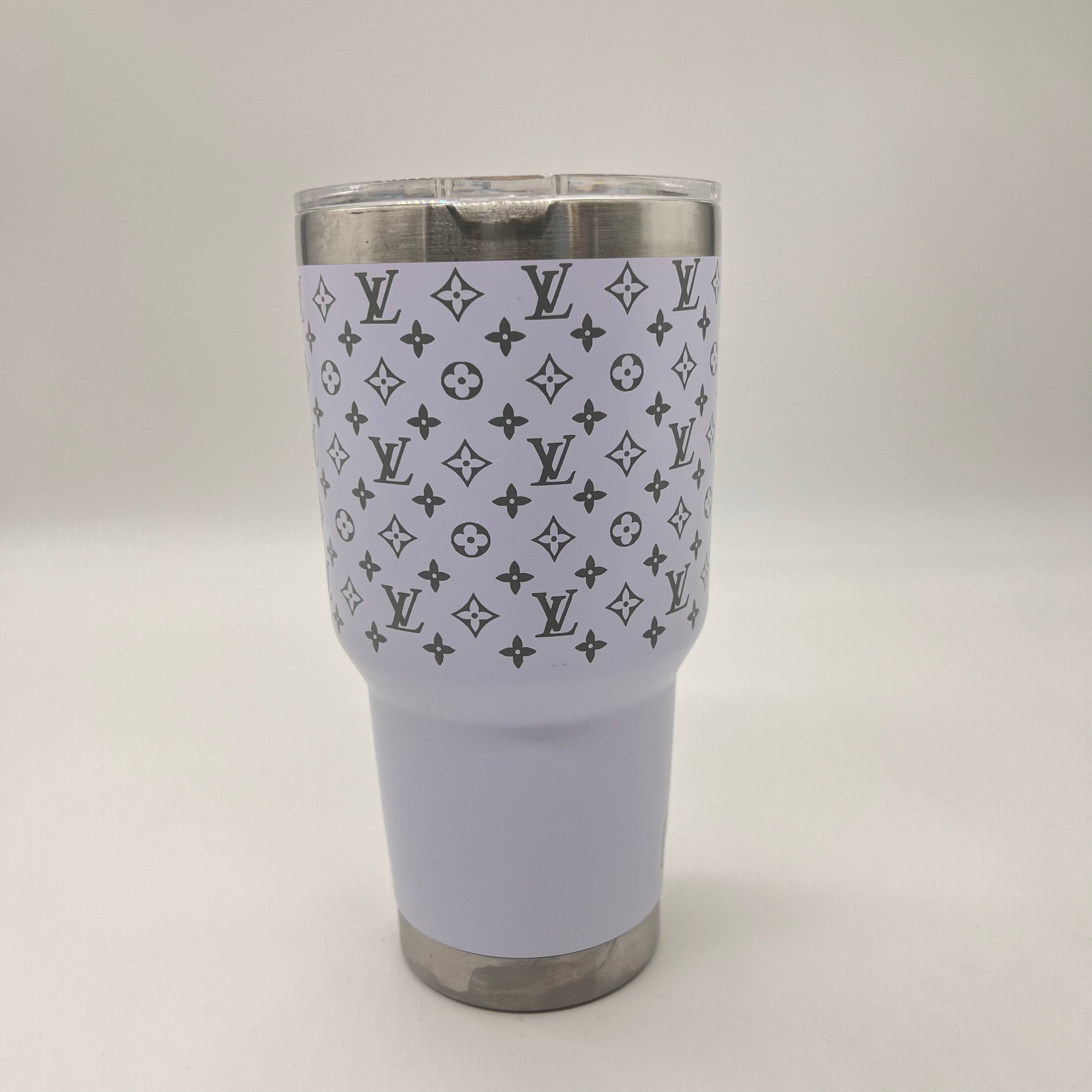 LV Laser Engraved Vacuum Insulated Cup with Magnetic Lid
