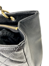 Load image into Gallery viewer, CHANEL GRAND SHOPPING BLACK TOTE IN CAVIAR LEATHER IN GOLD HARDWARE
