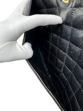 Load image into Gallery viewer, CHANEL GRAND SHOPPING BLACK TOTE IN CAVIAR LEATHER IN GOLD HARDWARE

