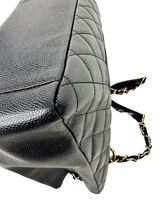 Load image into Gallery viewer, CHANEL GRAND SHOPPING BLACK TOTE IN CAVIAR LEATHER IN GOLD HARDWARE

